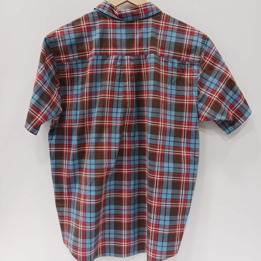 Men's Patagonia Plaid Short Sleeved Button Up Size M image number 2