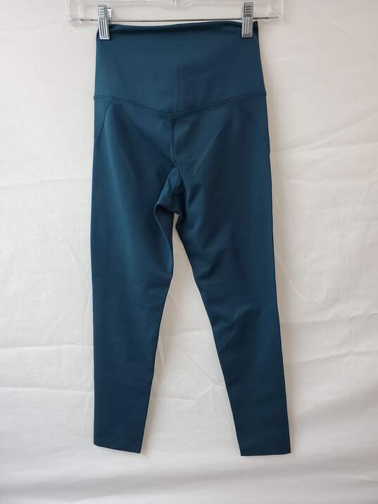 Girlfriend Collective Dark Teal Athletic Leggings Size XS image number 2