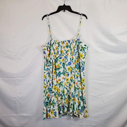 Old Navy Women White Floral S/L Dress NWT sz XXL image number 2