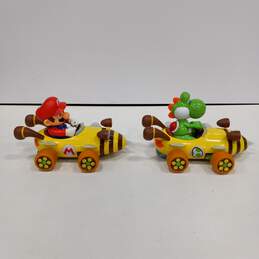 Pair of Carrera RC Nintendo Mario Kart RC Cars alternative image