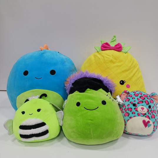 5pc Bundle of Assorted Squishmallow Stuffed Animals image number 1