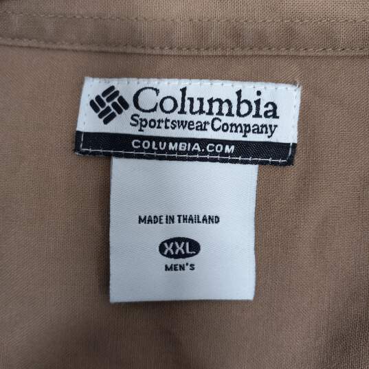 Columbia Men's Brown Green Jacket Size XXL image number 4