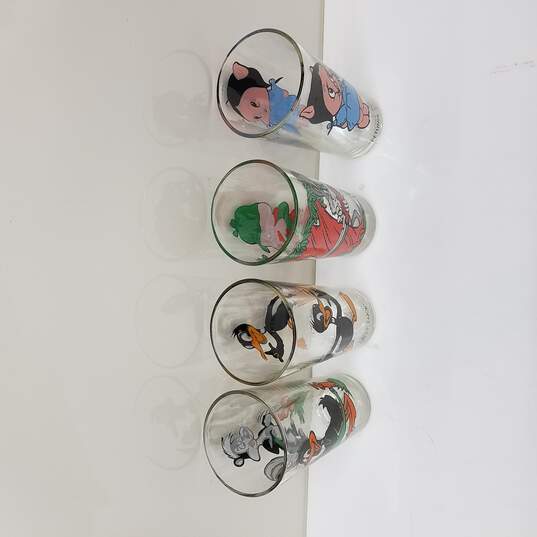 Lot of 4  Pepsi Collector Cartoon Character Looney Tunes Drinking Glass image number 3