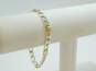 Tiffany & Co 925 Silver & 18K Yellow Gold Chain Bracelet With Dust Bag 15.9g image number 8