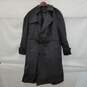 Defense Logistics Agency Garrison Collection Black Trench Coat Size 42R image number 1