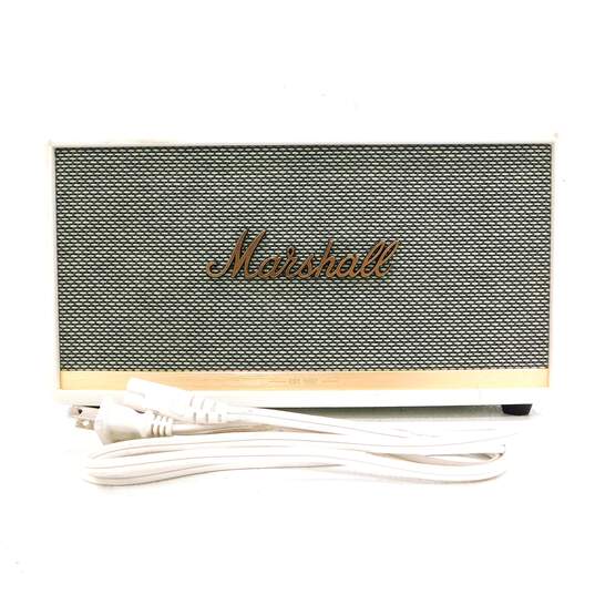 Marshall Stanmore II White Bluetooth Speaker w/ Power Cable image number 1