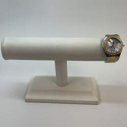 Designer Betsey Johnson BJ00221-06 Two-Tone Round Dial Analog Wristwatch