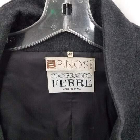 Gianfranco Ferre Charcoal Blazer Size 40 image number 3