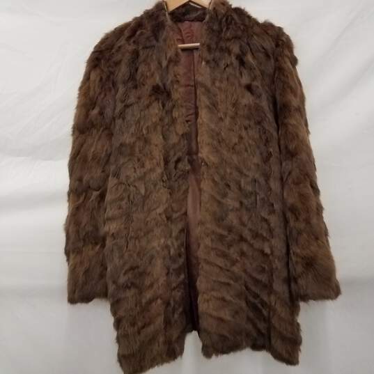 Mink Fur Coat Vintage For Repair image number 1