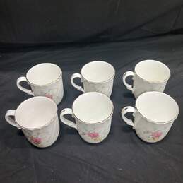 Vintage Bundle of Six Floral Coffee Cups