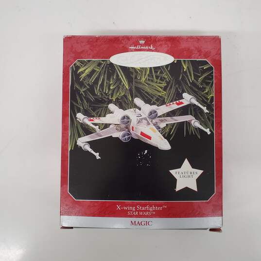 Hallmark 1998 Star Wars X-Wing Starfighter Electric Ornament / Untested image number 1