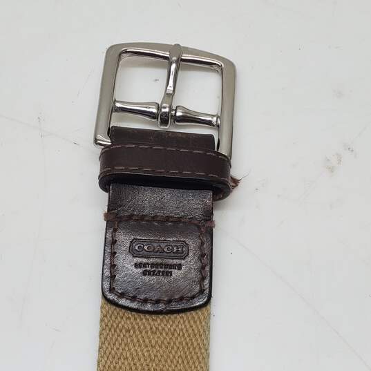 Coach Women's Brown/Tan Belt Size 34 in. 85cm 5919 H2 image number 4