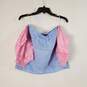 Romeo + Juliet Women Pink/Blue Gingham Top S NWT image number 1