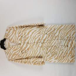 Michael Kors Women Brown Zebra Dress M