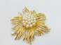 VNTG & Contemporary Napier Monet & Fashion Gold Tone Brooches 69.7g image number 5