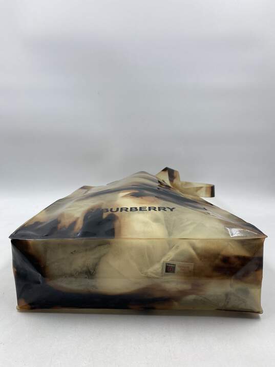Authentic Burberry Tortoise PVC Tote image number 3