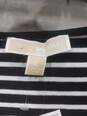 Michael Kors Black & White Striped Shirt Dress Size XL image number 3