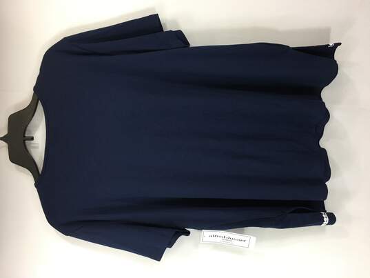 Alfred Dunner Women Blue T Shirt XL image number 2