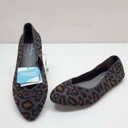 Skechers Animal Print Women's Comfort Flat Shoes Size 9