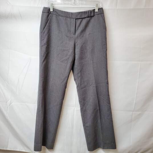 Ted Baker Gray Wool Dress Pants Women's Size 2 image number 1