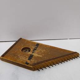 Unbranded Vintage Wooden Lap Harp alternative image