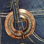 Copper Flash Women Blue Bootcut Jeans Sz 8 NW image number 5
