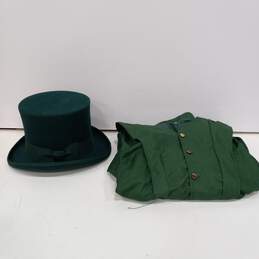 Ferrecci Green Top Hat w/Tailcoat Jacket Size XL
