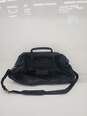 COACH Black Leather LG Cabin Duffle Carry On Travel Luggage Bag image number 2