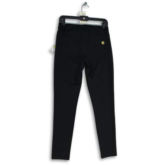 NWT Womens Black Denim Dark Wash 5 Pocket Design Skinny Leg Jeans Size 4 image number 2