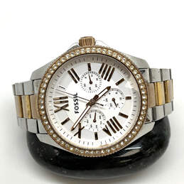 Designer Fossil Cecile AM4496 Two-Tone Stainless Steel Analog Wristwatch