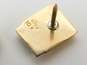 10K Gold B 15 Years Service Rectangle Pin 2.2g image number 3