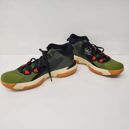 Nike Air Jordan Zion 1 Bayou Boy Lets Dance Green & Black Sneakers Size 13 alternative image