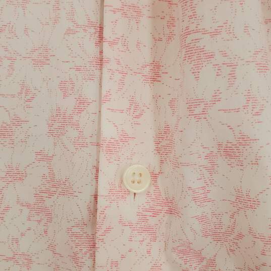 Michael Kors Men Pink Graphic Print Button Up M image number 5