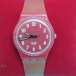 Swatch Swiss Rubber Unisex Super Red Quartz Watch alternative image