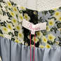 Womens Multicolor Floral Sleeveless Asymmetrical Hem A-Line Dress Size M image number 3