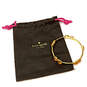 Designer Kate Spade Gold-Tone Multi Gemstone Bangle Bracelet w/ Dust Bag image number 4