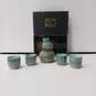 Set of 4 Ceramic Sake Cups & 1 Small Pitcher image number 1