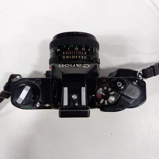 Black Canon AL-1 Vintage Film Camera In Bag w/ Accessories image number 5