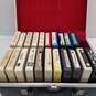 Lot of Assorted 8-Track Cassettes with Carrying Case image number 2