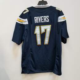 Mens Navy Blue Los Angeles Chargers Philip Rivers #17 NFL Jersey Size 2XL alternative image