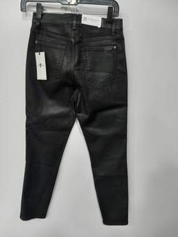For All Mankind Black High Waist Ankle Skinny Jeans Women's Size 26 alternative image