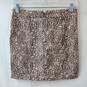 Free People Brown Leopard Print Skirt Size 4 image number 2