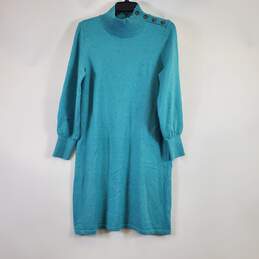 Talbots Women Turquoise/Speckled Dress M NWT