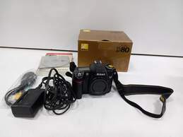 Nikon D80 Digital Camera In Box