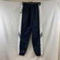 Men's Navy Adidas Warm-Up Pants, Sz. S image number 2