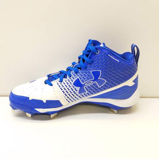 Under Armour UA Heater Mid St Baseball Cleats US 7.5 Blue image number 7