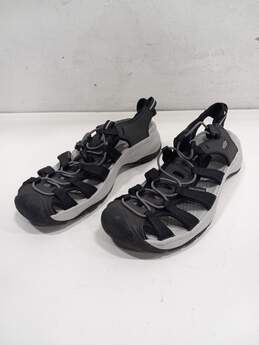 Black & Gray Keen Outdoor Sandals Size 10