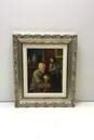Original Portrait Still Life Oil on Board by A. Larson Signed. Rustic image number 1
