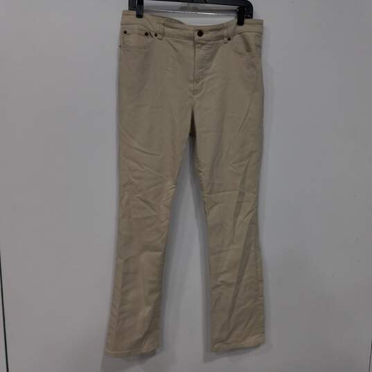 Women's Tan Jeans Size12 image number 1