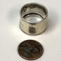 Designer Silpada Sterling Silver Hammered Fashionable Wide Band Ring image number 1
